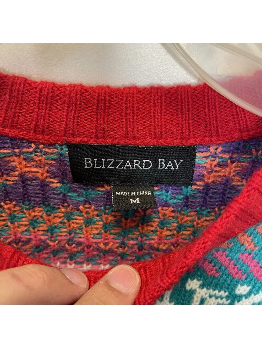 Blizzard Bay Men's Christmas Flamingo Fair Isle Knit Crewneck Sweater M